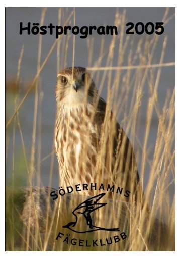 Höstprogram 2005 - Söderhamns Fågelklubb