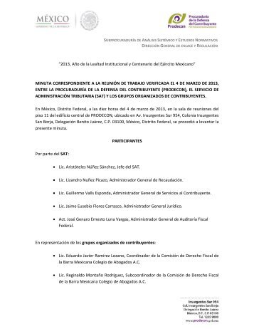 SubprocuradurÃ­a de VinculaciÃ³n Institucional - ProcuradurÃ­a de la ...