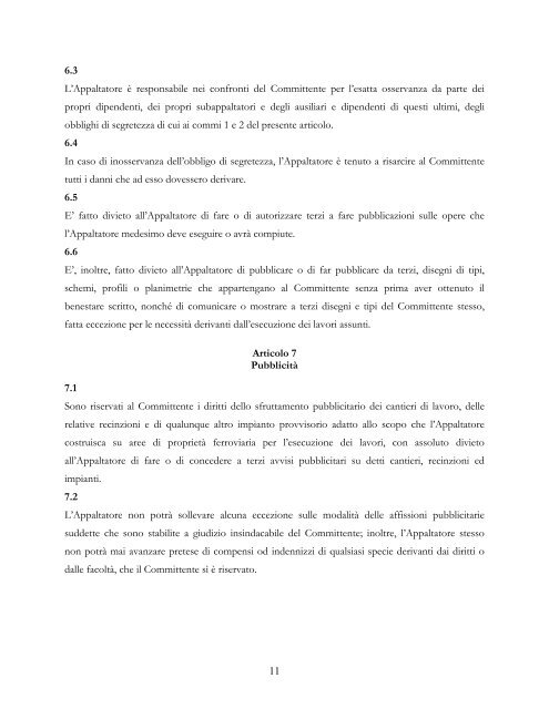 Condizioni Generali di Contratto per gli Appalti di ... - Gare di Trenitalia