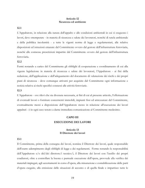 Condizioni Generali di Contratto per gli Appalti di ... - Gare di Trenitalia