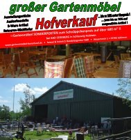 Gartenmöbel Hofverkauf Promotion KW 32 / 2015