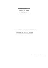 PREVISIONE ENTRATA 2011.pdf - Comune di Aci Catena