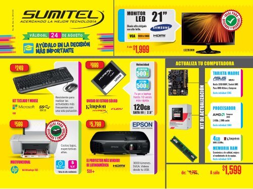 Catálogo Sumitel | Back 2 School 2015