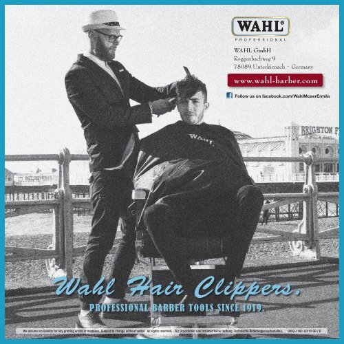 WAHL Professional Barber Tools Katalog