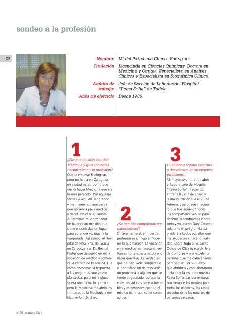 Descargar revista número 95 - Colegio oficial de Medicos de Navarra