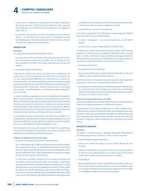 Rapport annuel 2008 - Dexia Crédit Local