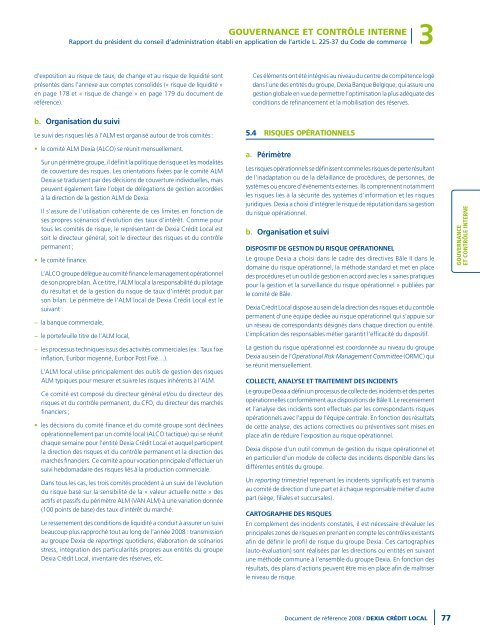 Rapport annuel 2008 - Dexia Crédit Local