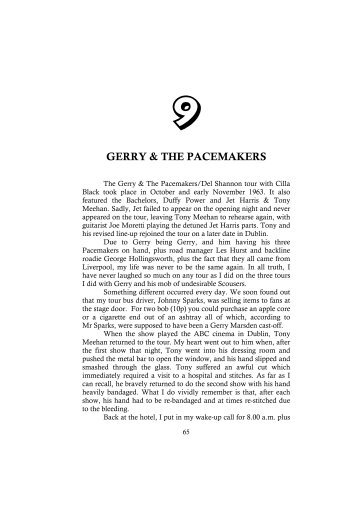 GERRY & THE PACEMAKERS - Music Mentor Books