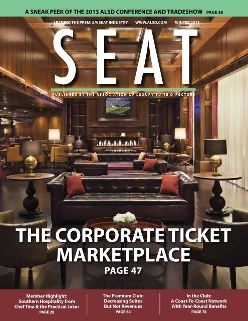 the corporate ticKet marKetplace - ALSD