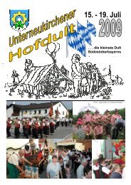 19. Juli - Gemeinde Unterneukirchen
