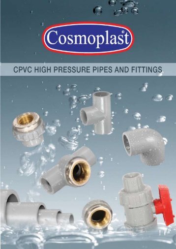 Cosmoplast CPVC PIPES & FITTINGS FOR ... - Harwal.net