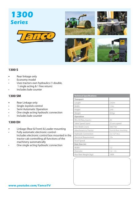 1300 Series - Tanco Autowrap