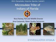 Miccosukee Tribe - Everglades Cooperative Invasive Species ...