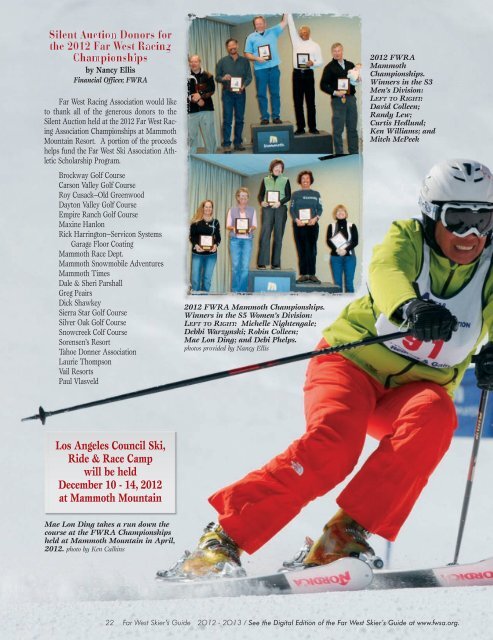 Download pdf - Far West Ski Association