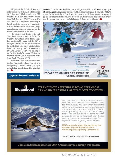 Download pdf - Far West Ski Association