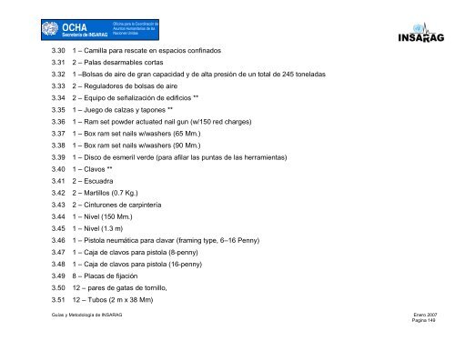 OCHA - Centro de Conocimiento en Salud Pública y Desastres