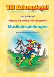 Rollenverzeichnis - Musical Till Eulenspiegel