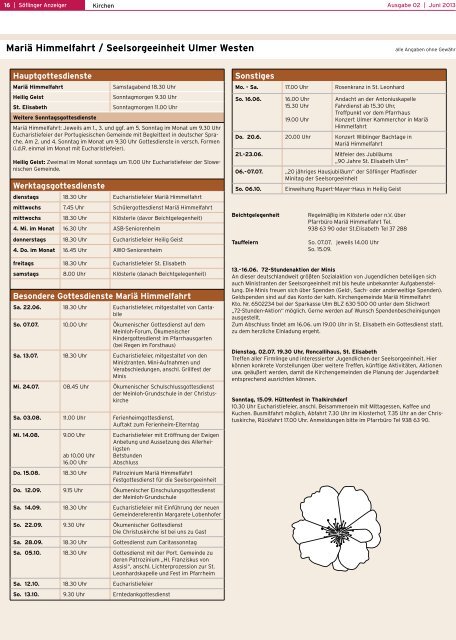 Söflinger Zeitbeer-Anzeiger vom Juni 2013 (PDF 7,9 MB)