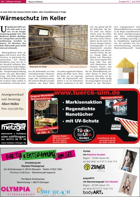 Söflinger Zeitbeer-Anzeiger vom Juni 2013 (PDF 7,9 MB)