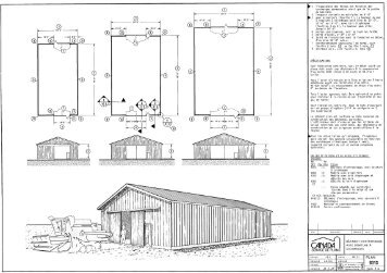 Plan de Remise à Machinerie à Colombages (avec Diaphragme ...