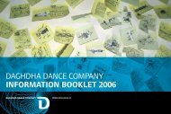 INFORMATION BOOKLET 2006 - Daghdha