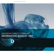 INFORMATION BOOKLET 2007 - Daghdha