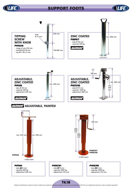 spare parts for axles