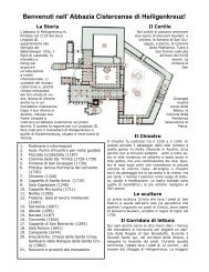 Benvenuti nell' Abbazia Cistercense di Heiligenkreuz!