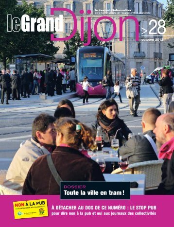 magazine Le Grand Dijon de septembre - Le Tram