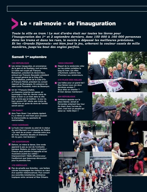 magazine Le Grand Dijon de septembre - Le Tram