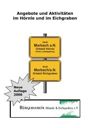 Besenwirtschaft Makenhofstüble - Bürgerverein Hörnle & Eichgraben
