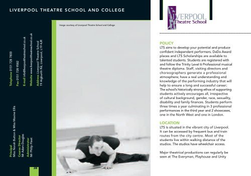 Download as a PDF - Conservatoire for Dance and Drama