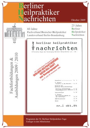 Heilpraktiker Berliner Nachrichten - Samuel-Hahnemann-Schule