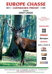 calibre 12 - Europe Chasse