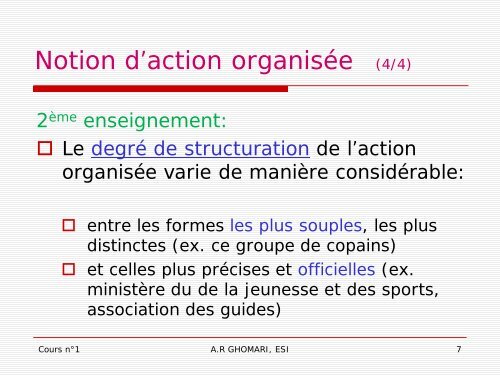 Théories des organisations