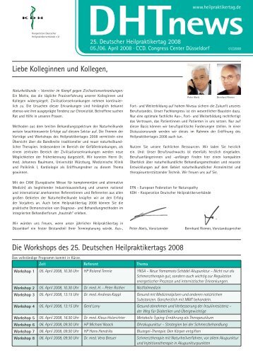 news - Deutscher Heilpraktikertag