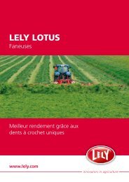 LELY LOTUS - Avenir Motoculture