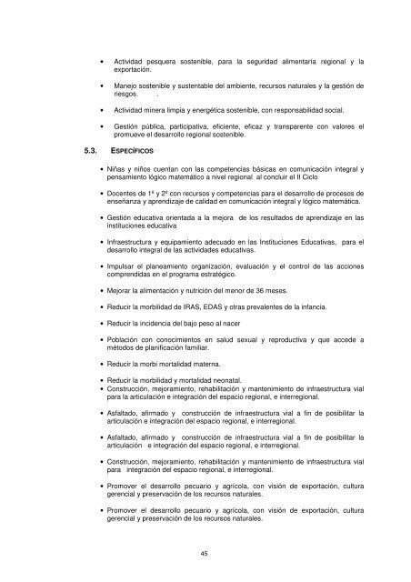 Plan Anual y Presupuesto participativo 2008 - Gobierno Regional ...