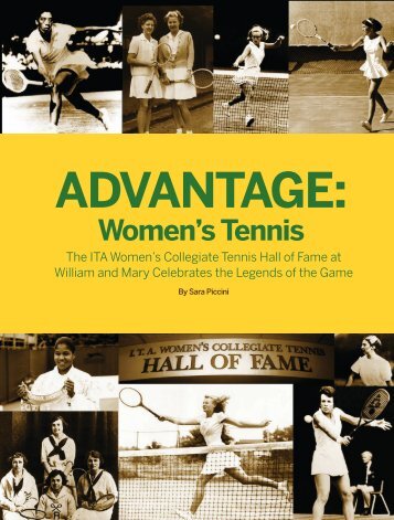 Women's Tennis - The William & Mary Alumni Association - College ...