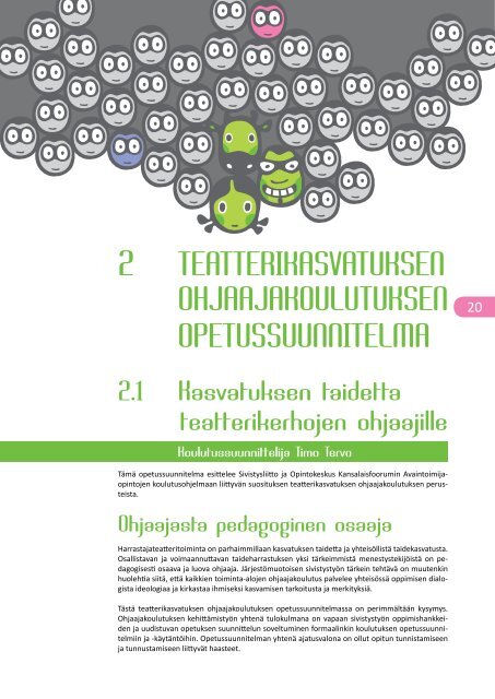 Teatterikasvatuksen ohjaajakoulutusopas 2/2011 - Kansalaisfoorumi