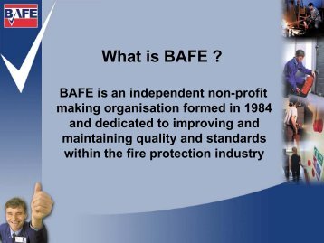 What is BAFE ? - Building Technology Services