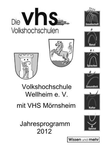 VHS-Programm Wellheim - Markt Wellheim