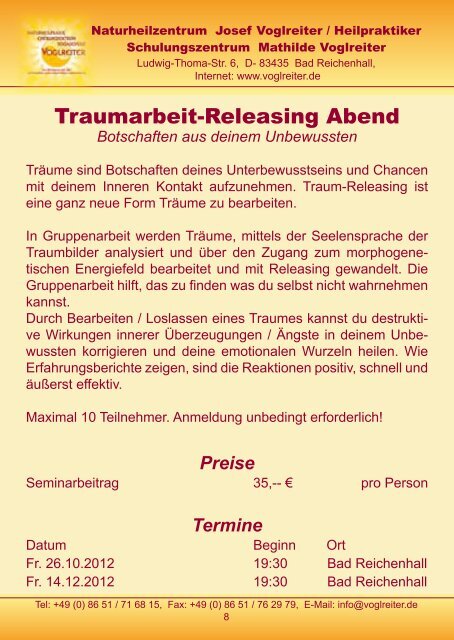 Unser neues Programm hier zum Download - Voglreiter