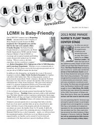 Volume 20 (July 2013) - Little Company of Mary Hospital and Health ...