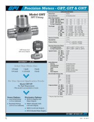 GPI 01A Series Fuel Meter Manual PDF - Instrumart