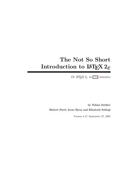 latex introduction