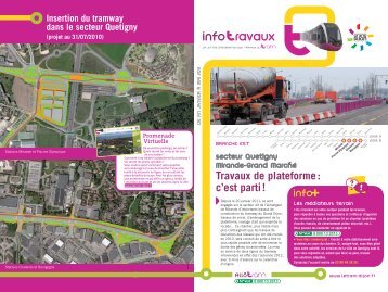 Travaux de plateforme : c'est parti ! - Le Tram