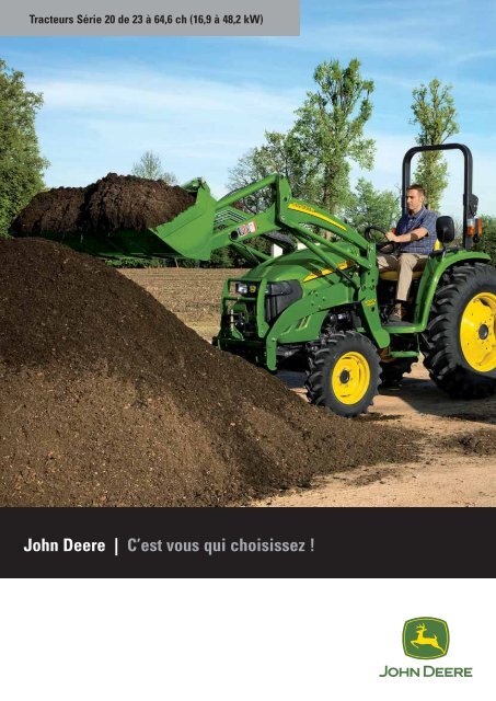 Tracteurs compacts serie 3020 4020 - John Deere