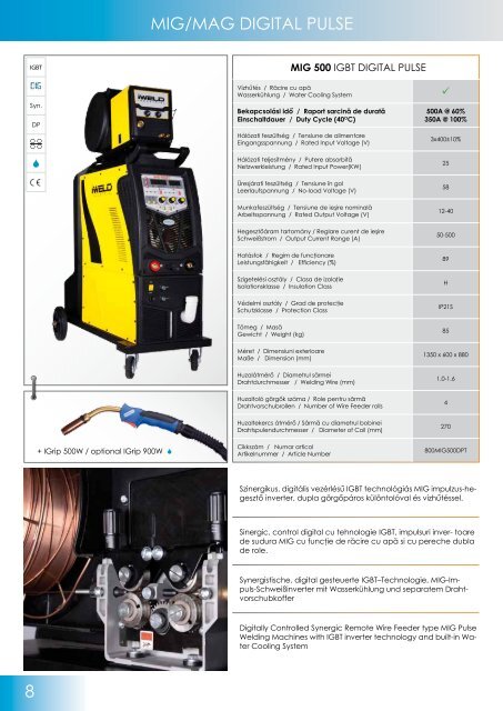 Catalog echipamente sudură și consumabile IWELD