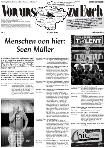 Menschen von hier: Sven Müller - Handels- und Gewerbeverein ...
